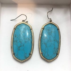 Kendra Scott “Danielle” earrings - Turquoise